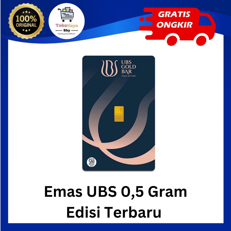 LM Logam Mulia Emas UBS 0,5 gram edisi terbaru