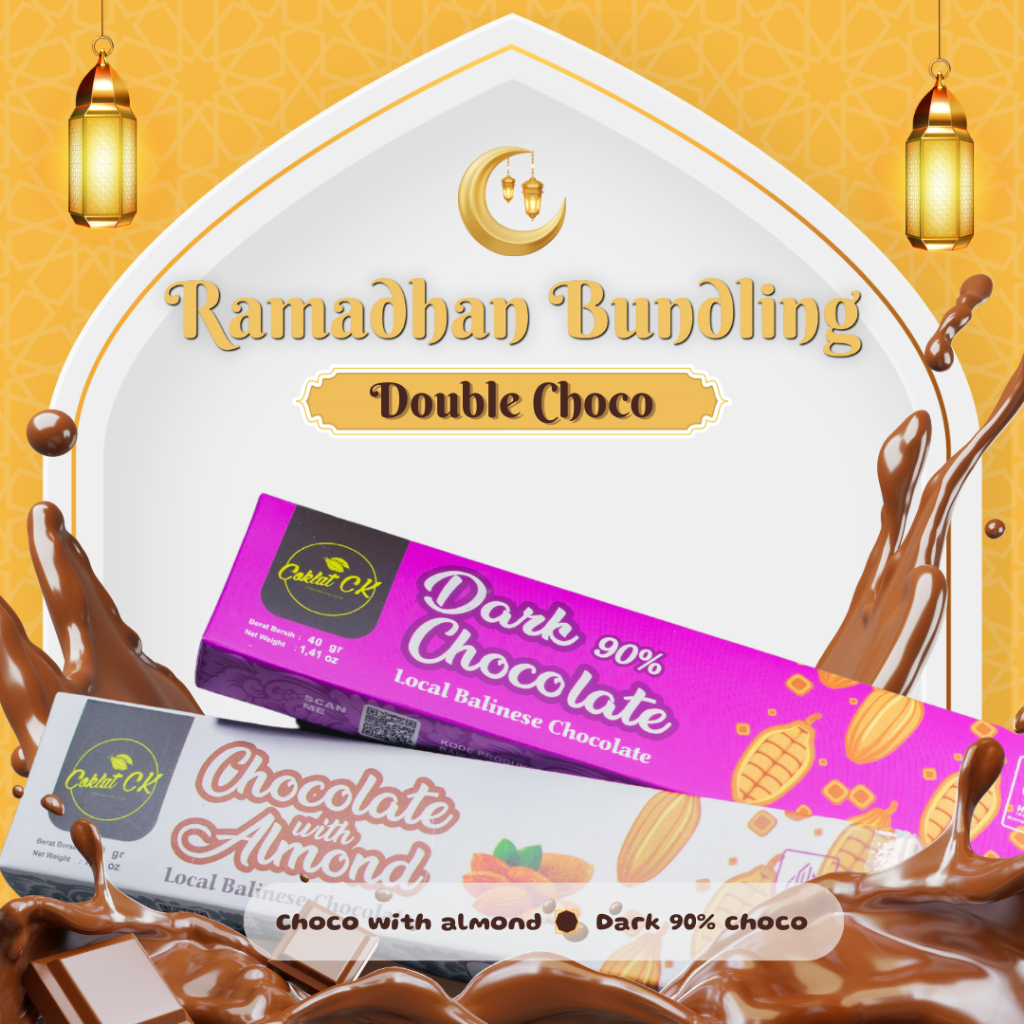 

CoklatCK - Bundle Chocolate Dark Choco 90% Cokelat Almond Premium Coklat Kacang Almond
