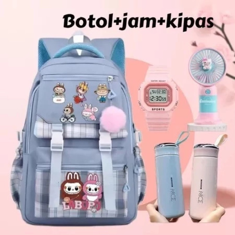 tas sekola anak perempuan sd smp sma ransel original tas sekola anak cewek