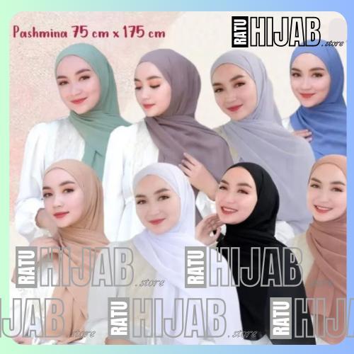 [COD]PASHMINA CERUTY BABY DOLL POLOS/PASHMINA CERUTY INSTAN