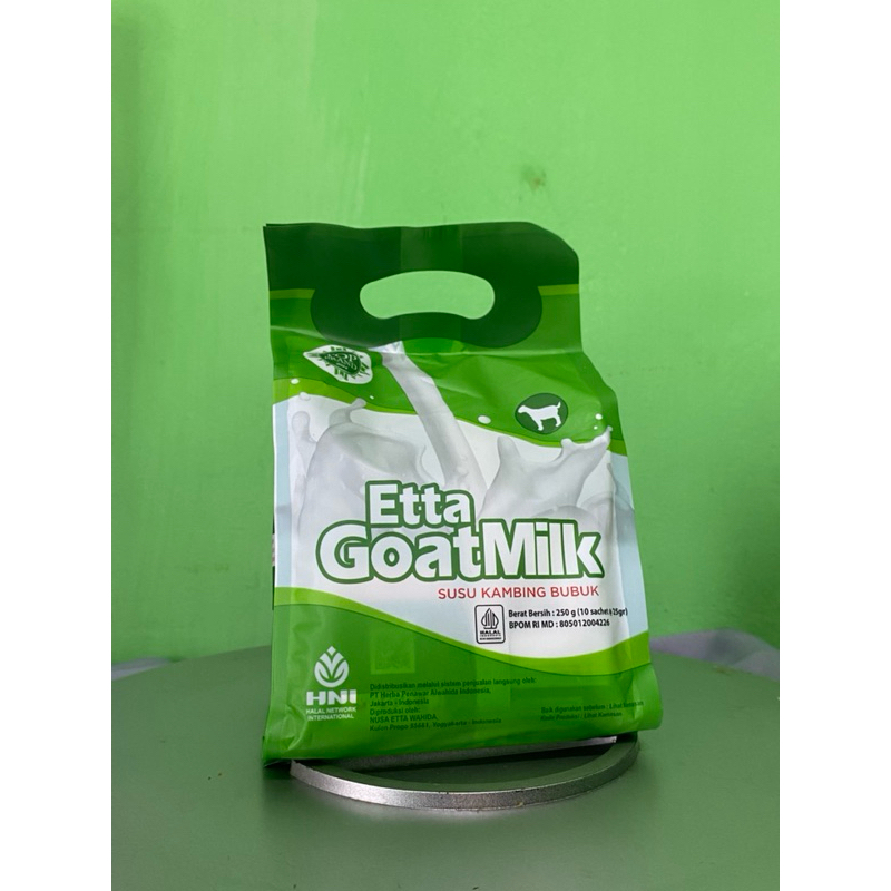 

SUSU ETTA GOATMILK HNI HPAI 10 Sachet