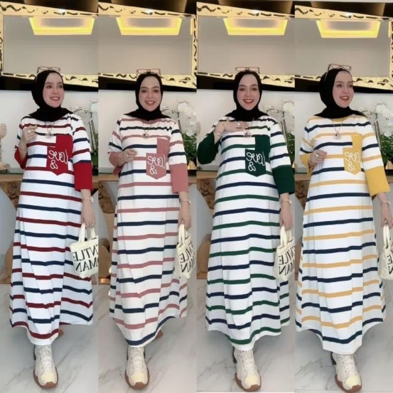Gamis Wanita Trendy love is Matt Combad kekinian//Gamis Wanita Trendy