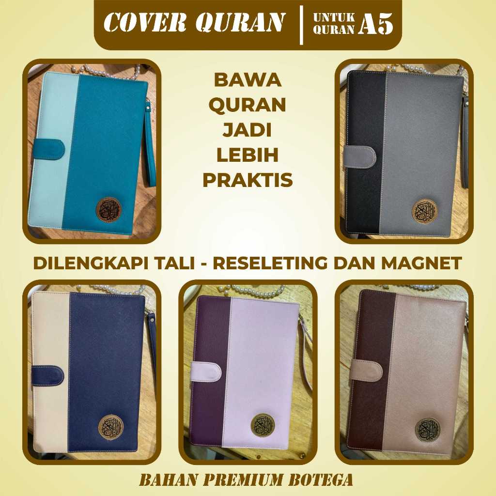 

cover alquran eksklusif - sampul untuk alquran - cover khusus quran A5