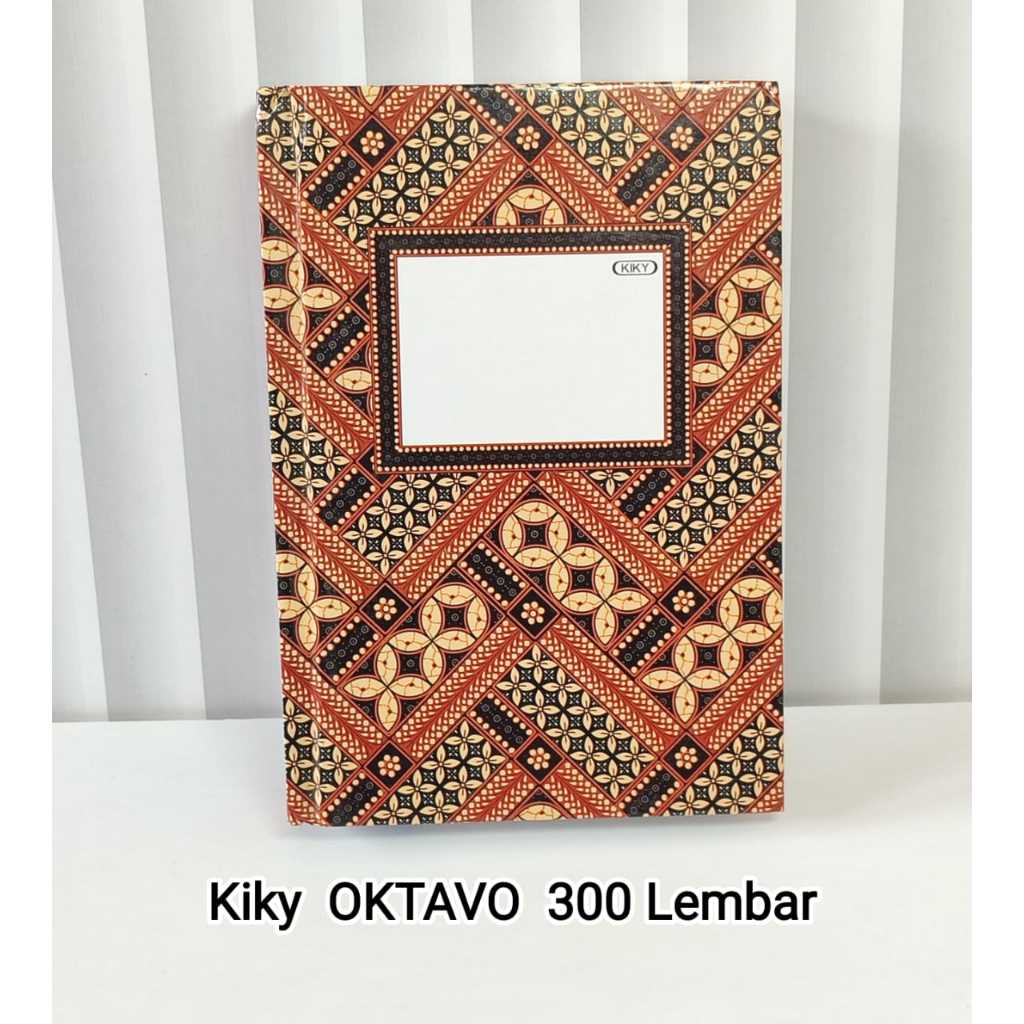 

Kiky Buku Oktavo / A6 300 Lembar Hard Cover ( Satuan )