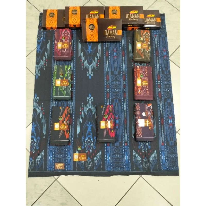 Grosir 10pcs Sarung Atlas Idaman Kembang