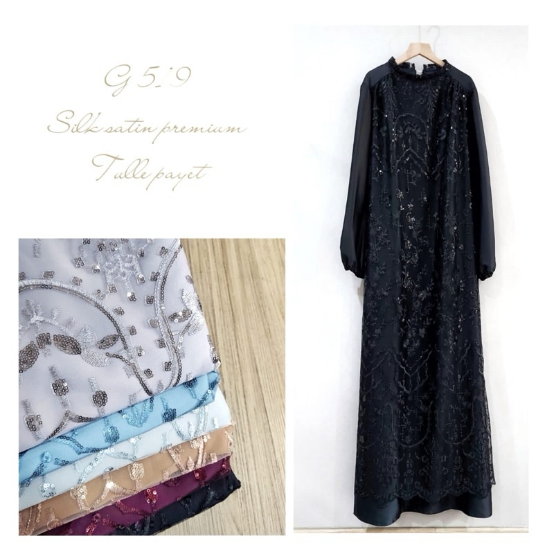 Dress Satin Chandani Premium