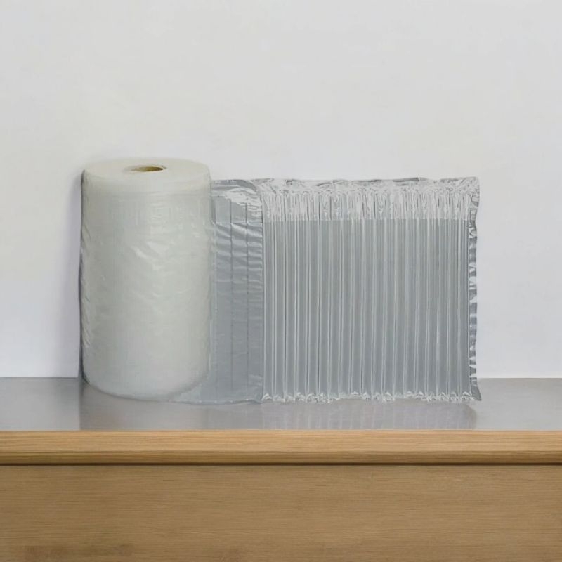 

20x300 poly air inflatable cushion bubble wrap pompa pentil plastik bungkus botol gelas kaca 20cm x 300meter