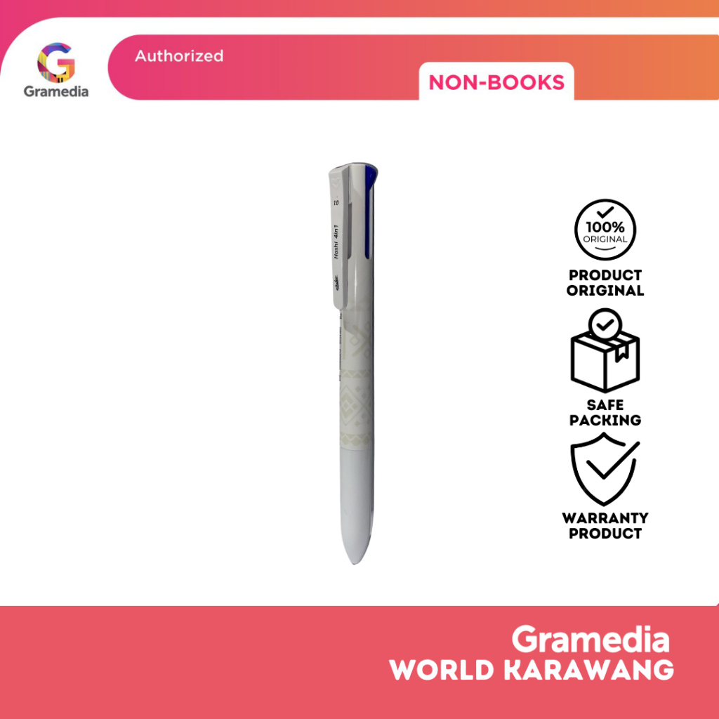 

Gramedia Karawang - Estudee Hoshi Ballpoint 4In1 1.0 White Ebp-248