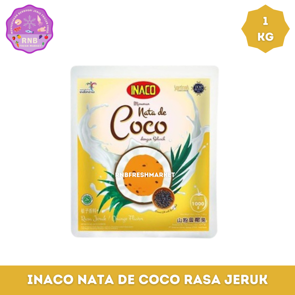 

Inaco Nata De Coco Dengan Selasi Rasa Jeruk Netto 1 Kg