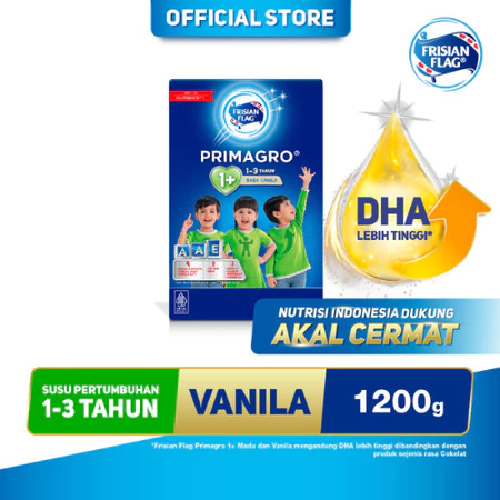 Frisian Flag Primagro 1+ Vanila 1200gr (Citra Susu)