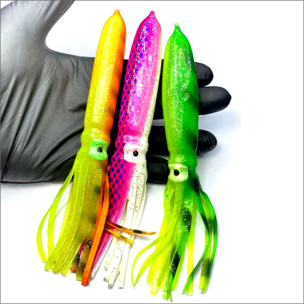 Cumi karet octopus jumbo umpan trolling killer 18 cm