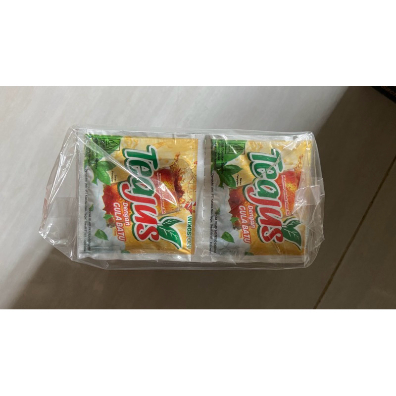 

Tea jus gula batu ( 6 Renceng isi 60 Sachet )