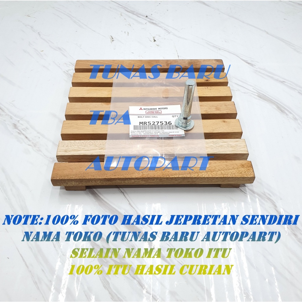 PIN KALIPER BAUT CAKRAM BAUT CALIPER L200 KARET MR527536