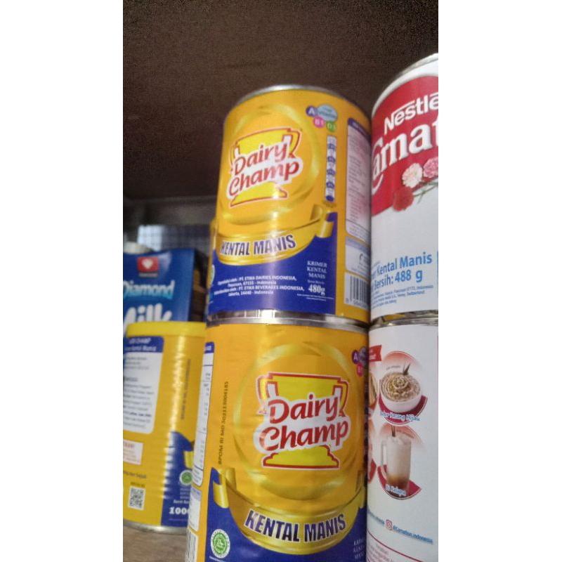 

Dairy champ 480g Susu kental Manis