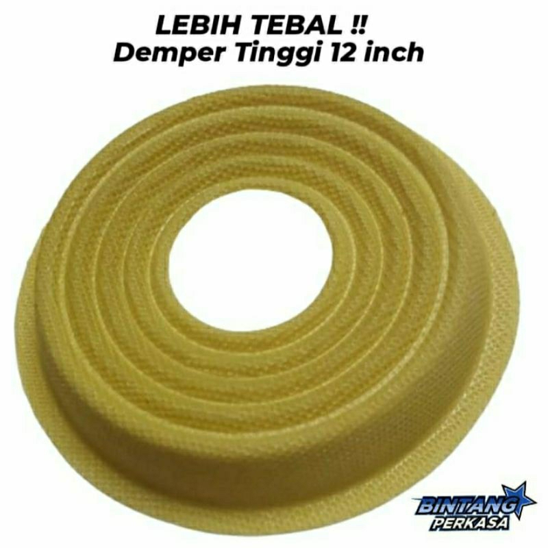 LEBIH TEBALL  Demper Membran Speaker Spiker Spk Tinggi 12 inch 12 in Lebar 11,5 Cm