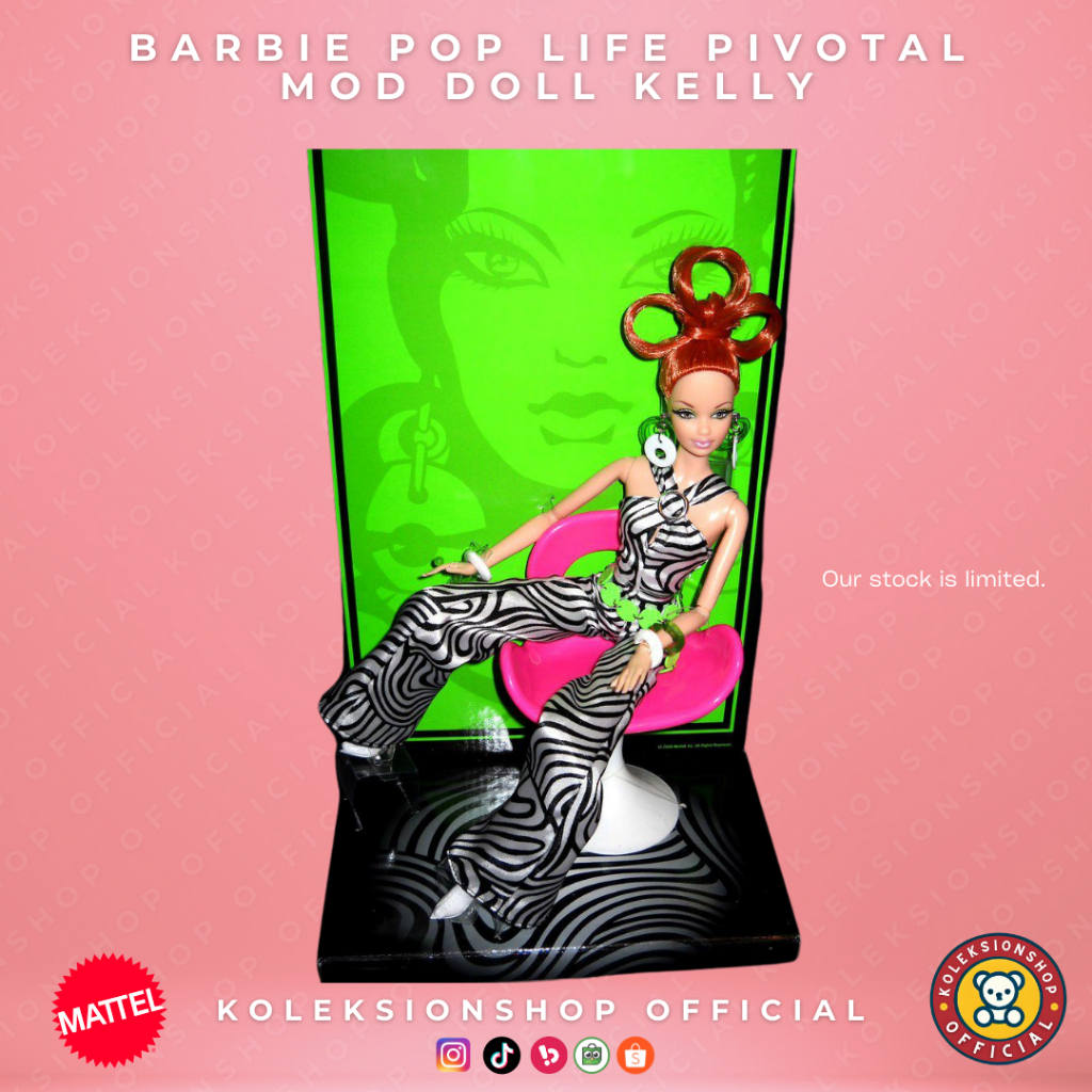 Barbie Pop Life Pivotal Mod Doll Kelly