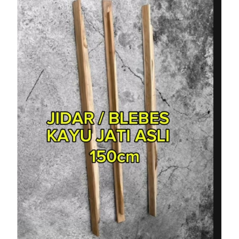 Kayu panjang JIDAR kayu jati asli 150cm gosokan malmalan plasteran termurah