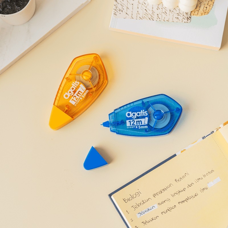 

Correction Tape - Tipe X Dorong 12 meter Agatis