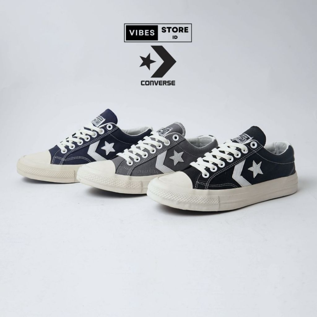 (VIBESSTR) CONVERSE CONS STAR ONE STAR PLAYER OX MADE IN VIETNAM SNEAKKERS VULCANIZED PREMIUM