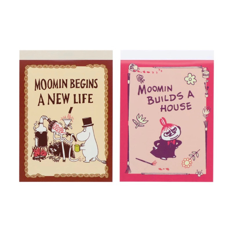 

Mini Memo Pad Moomin x Chocolate Comic Little My New Life Note Buku Kecil Limited Edition