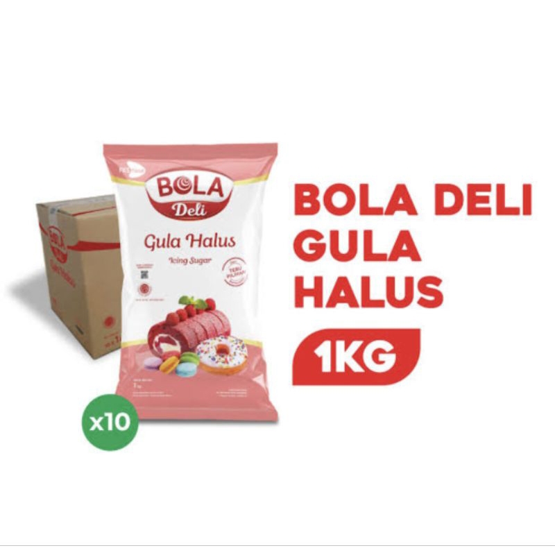 

Gula Halus BOLA DELI 1 Kg X 10