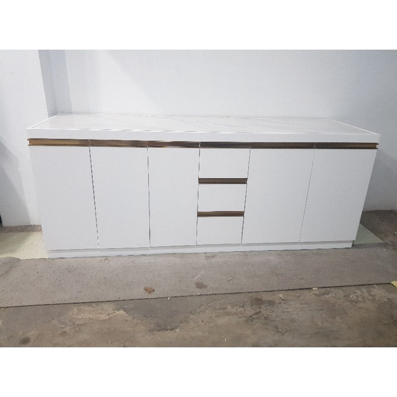 kitchen set bawah edging gold