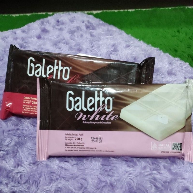 

Galetto Coklat Batangan / Coklat Galetto white 250 gr