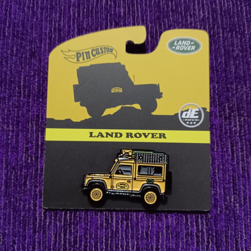 Pin Diecast Land Rover Camel Trophy