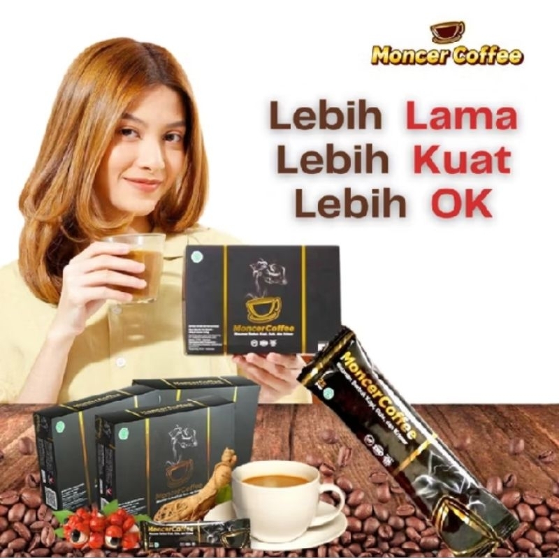 

COFFEE M0NCER Original Kopi 1 Box isi 8 SASET 100% Asli