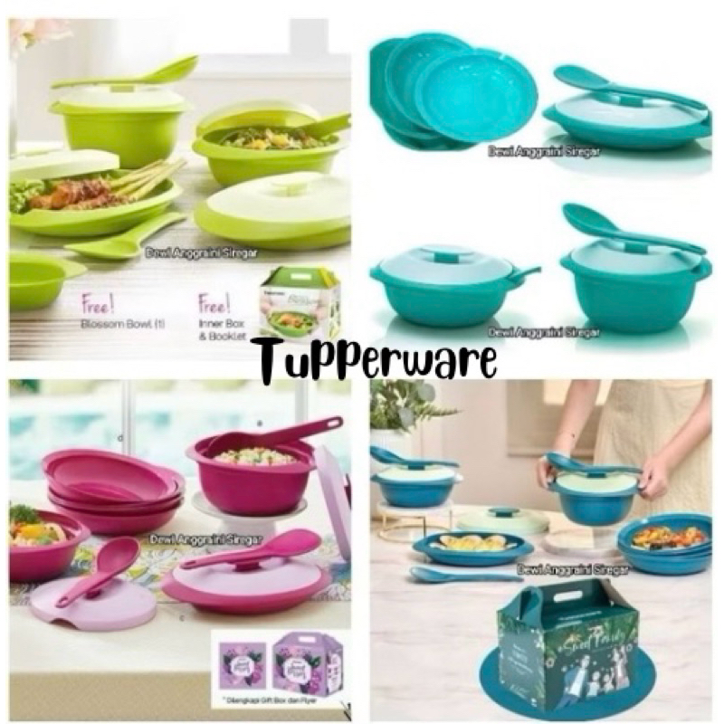 ORIGINAL TUPPERWARE BLOSSOM ECER/SATUAN