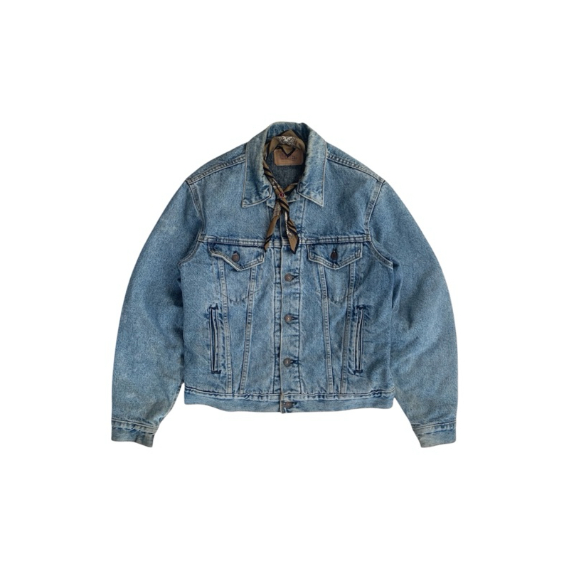 Vintage levis blanked lined type 3 not,selvedge,type 1,type 2, detroit,work jacket