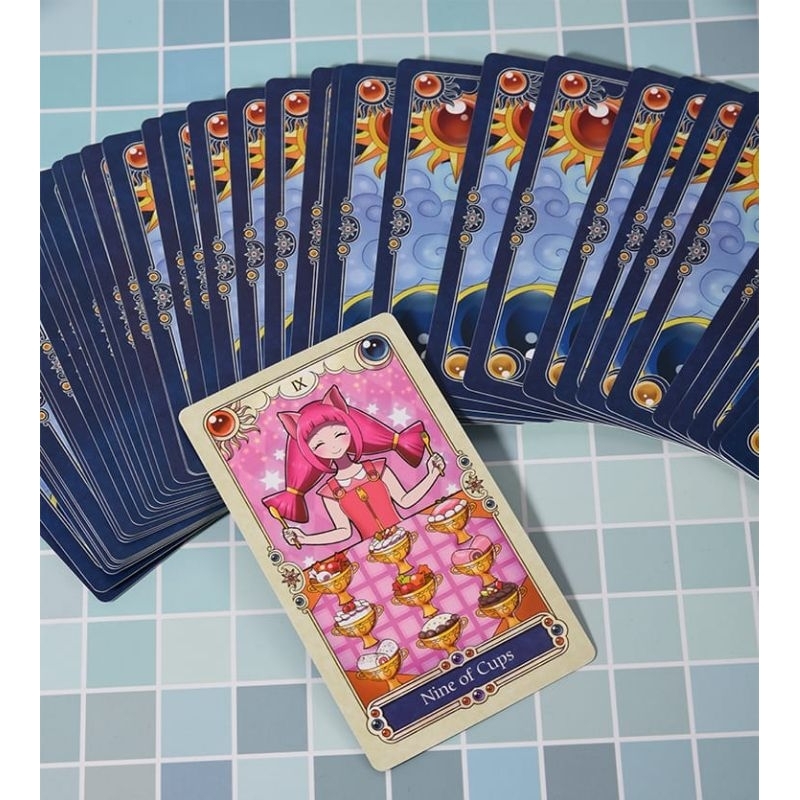 Japanese Anime Tarot 12x7cm Hardbox Include Guidepaper