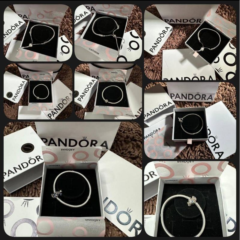 Gelang PANDORA - ORIGINAL 100% kalung necklace korea drakor silver up