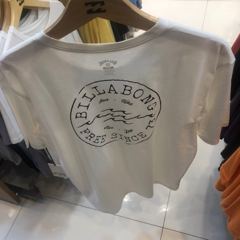 kaos pria billabong original big wave daze short sleeve tee offwhite