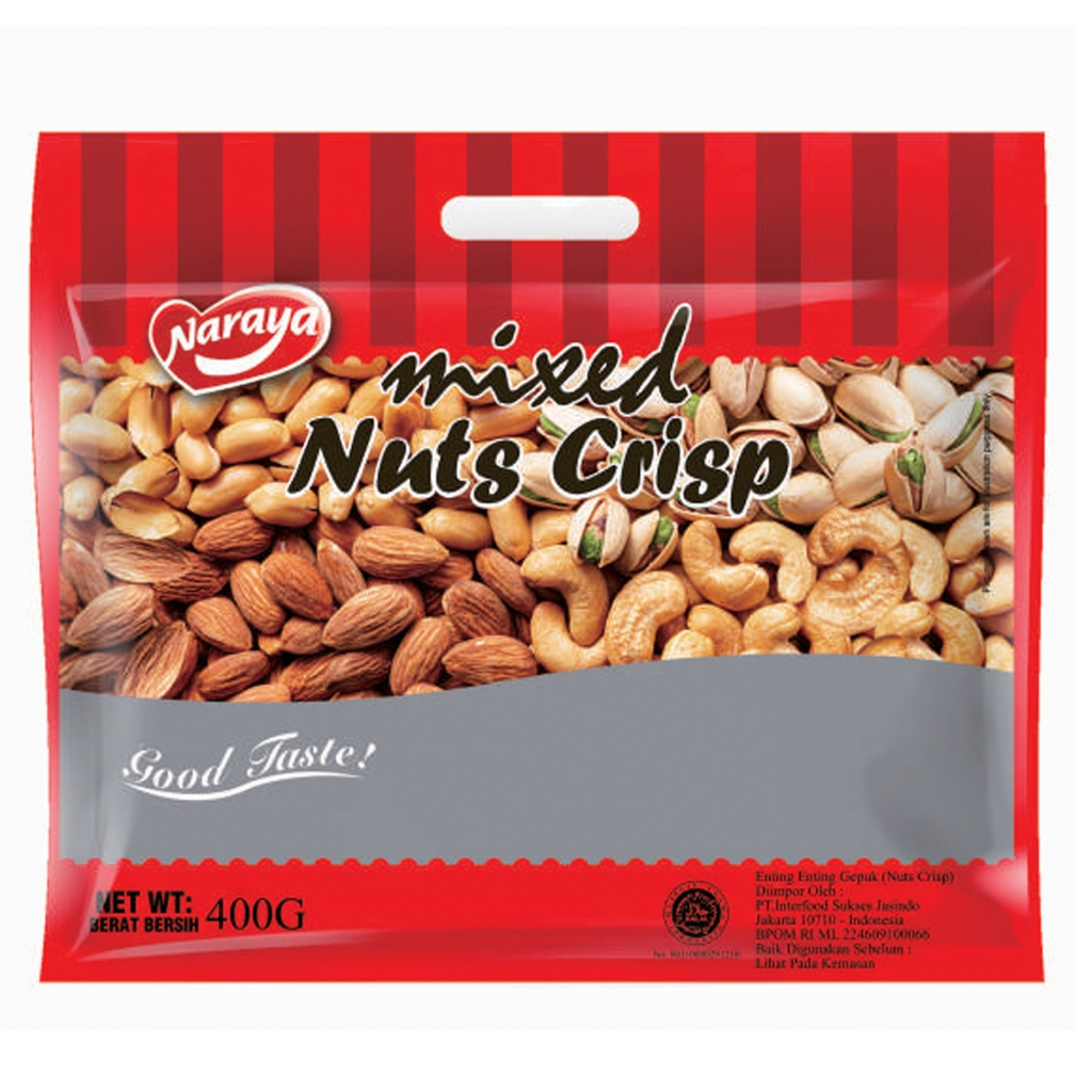 

NARAYA MIXED NUTS CRISP 400g