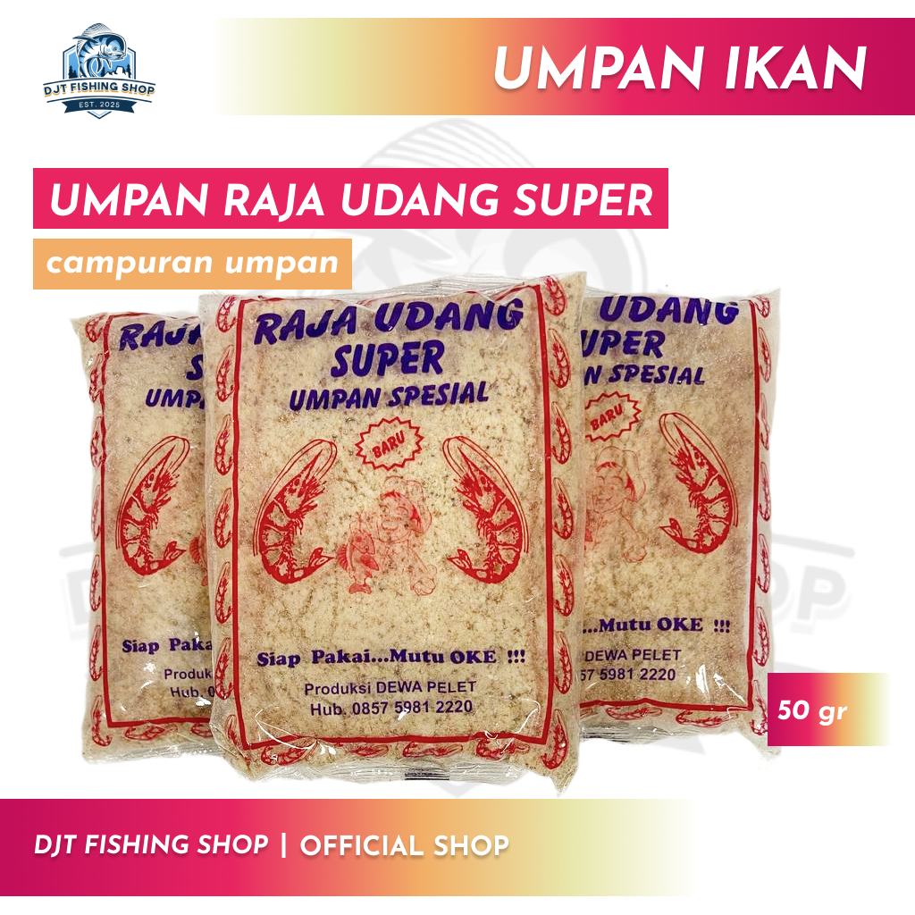 Umpan Ikan Raja Udang Super – Umpan Spesial