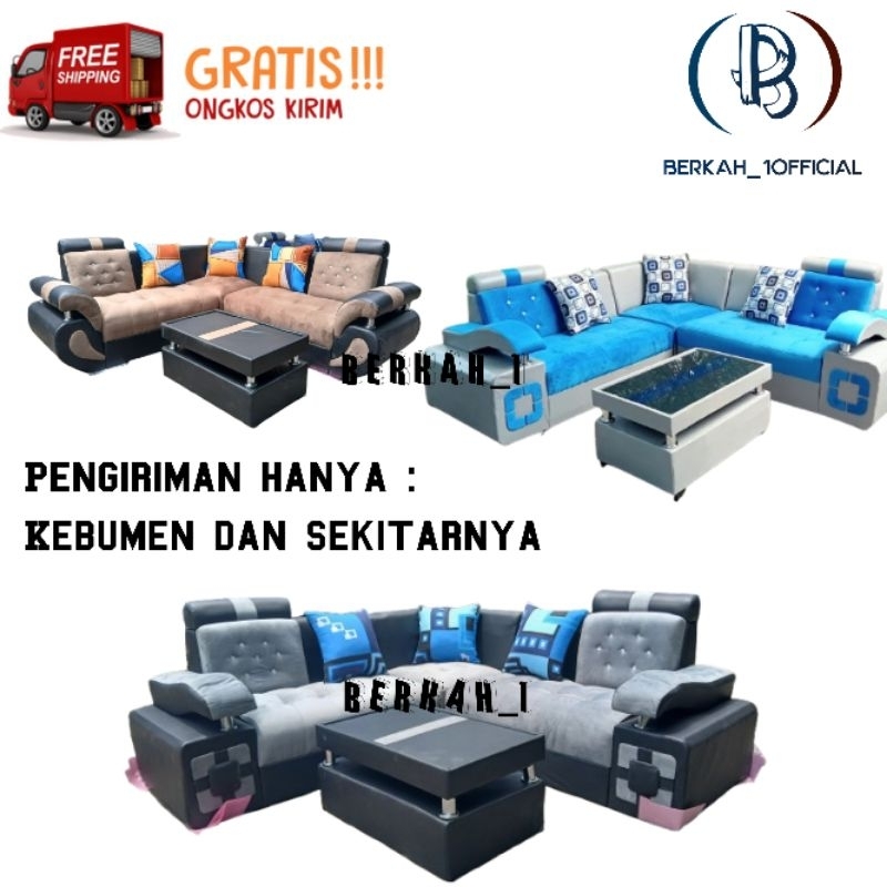 kursi sudut Sofa Ruang Tamu