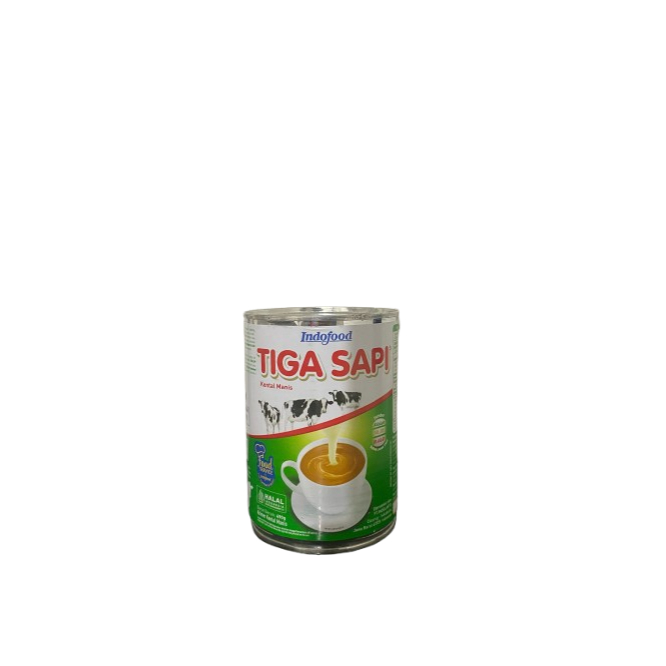 

Susu Krimer Kental Manis Kaleng Tiga Sapi 490gr