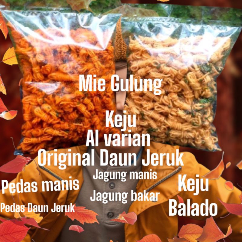 

Mie Gulung Mie Uwel Pedas e Daun Jeruk Mie Kering Pedas