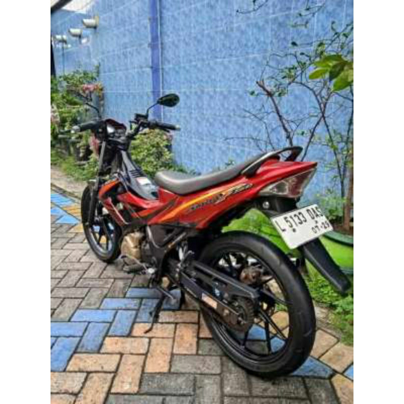 Striping Lis Satra Fu CKD 2008 Merah Sticker Lis Decal Body Standar Ori Suzuki Satria Fu 150 cks Mer