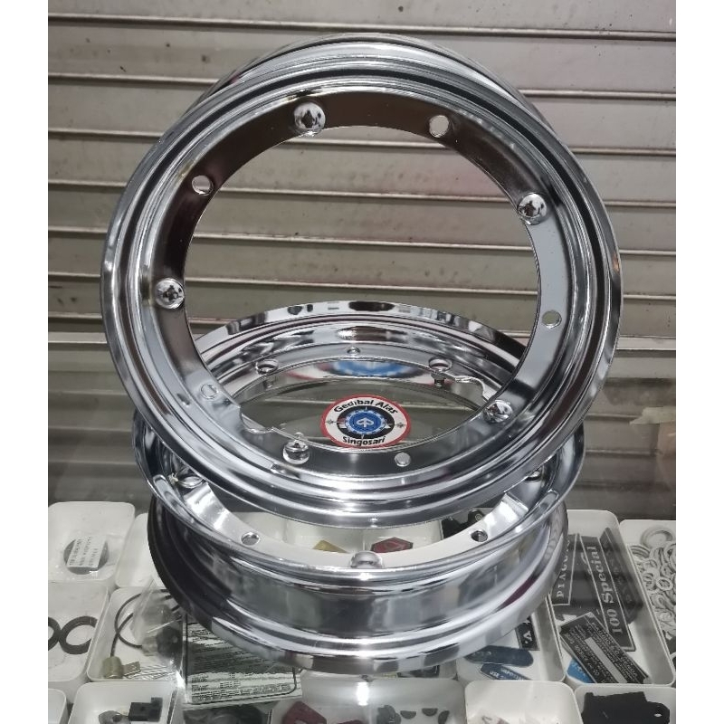 Velg vespa ring 10 chrome velg vespa krom R10