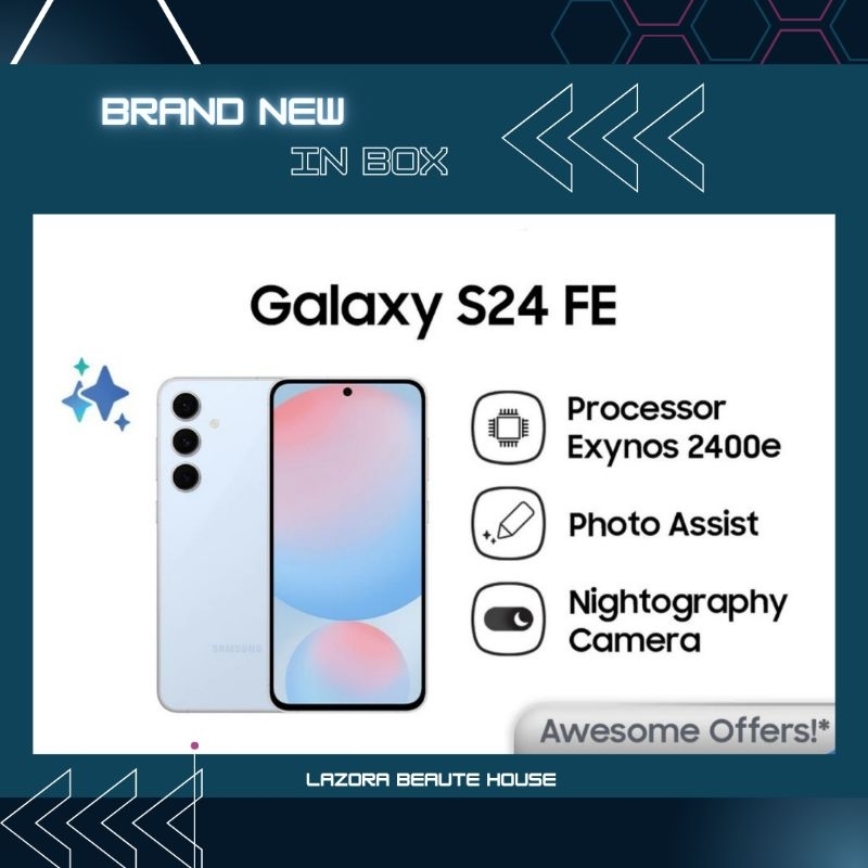 SAMSUNG GALAXY S24 FE 5G 8/256GB AI SMARTPHONE