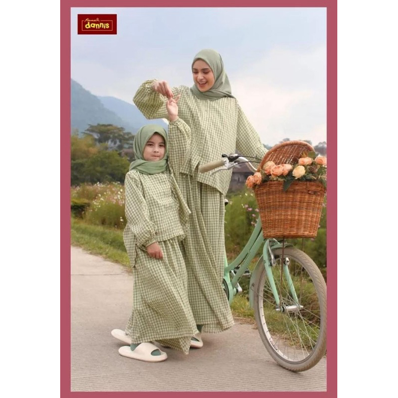 SRA D’daily tulip/setelan rok anak dannis