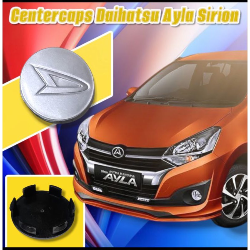 Wheeldop Tutup Dop As Roda Velg Original Mobil Daihatsu Sirion Ayla