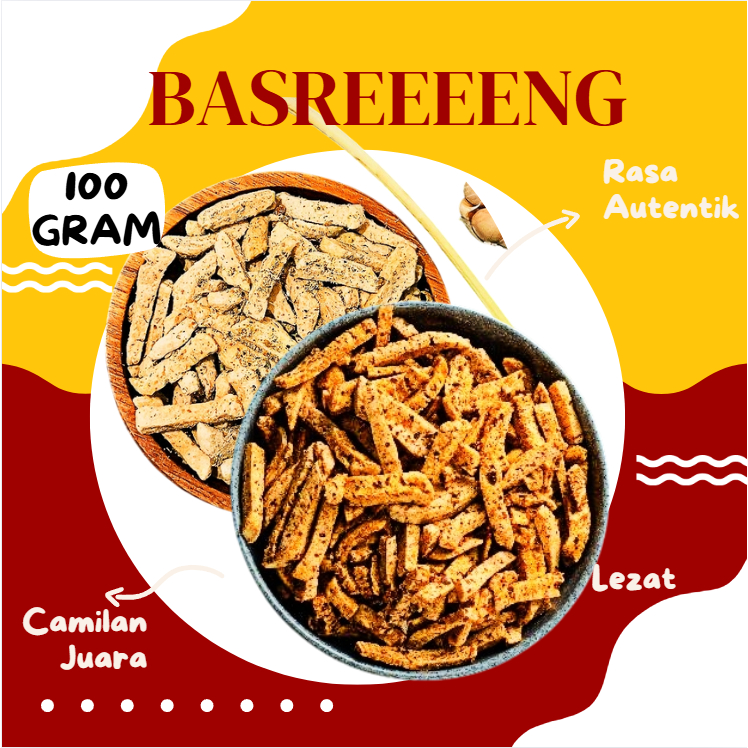 

Basreng pedas aroma daun jeruk isi 100 gram