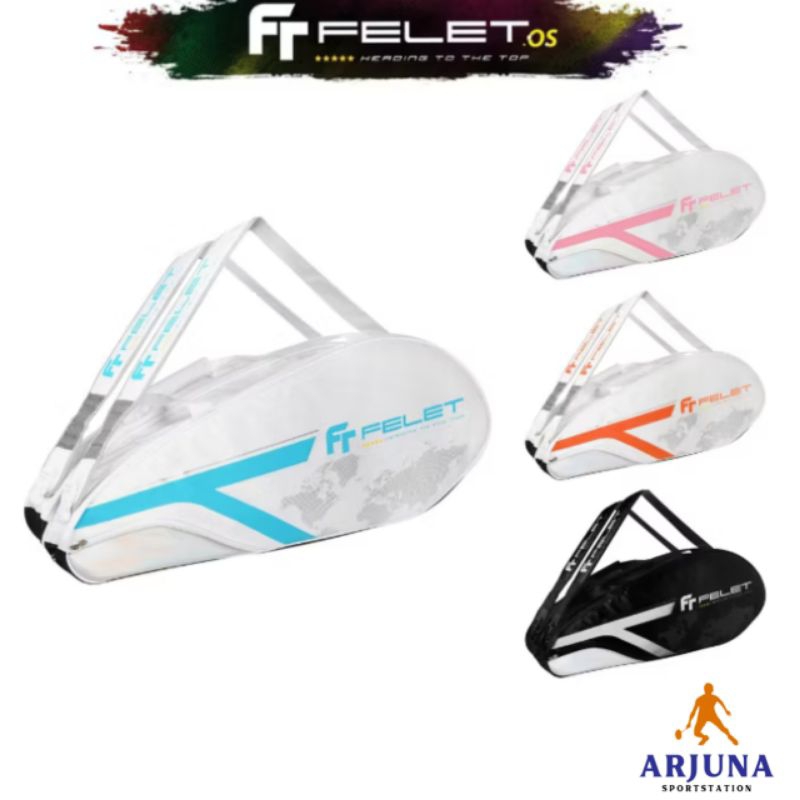 FELET TOURNAMENT PACK BAG WITH THERMAL-tas raket 100%original felet