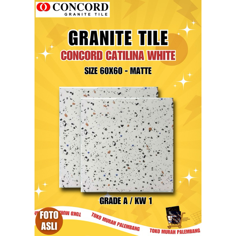 GRANITE 60x60 CATALINA WHITE | Granite Kasar | Matte | Anti slip