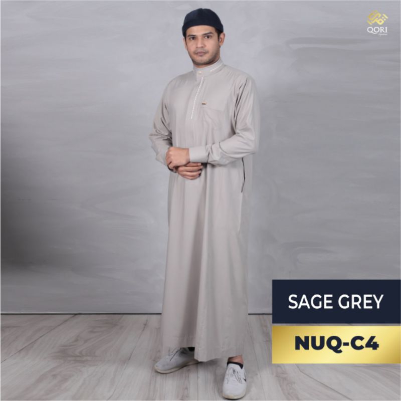 Qori Apparel - Gamis Dewasa Signature Model Nuqadah al Asadi (Lengan Panjang) NUQ