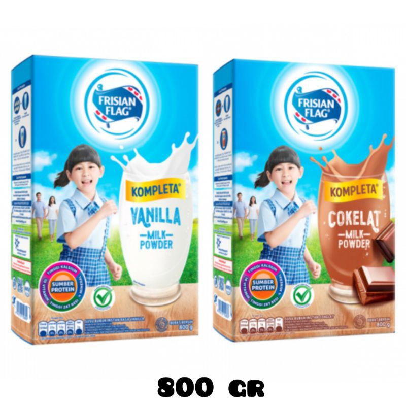 

Frisian flag kompleta susu bubuk cokelat vanila 800 gr