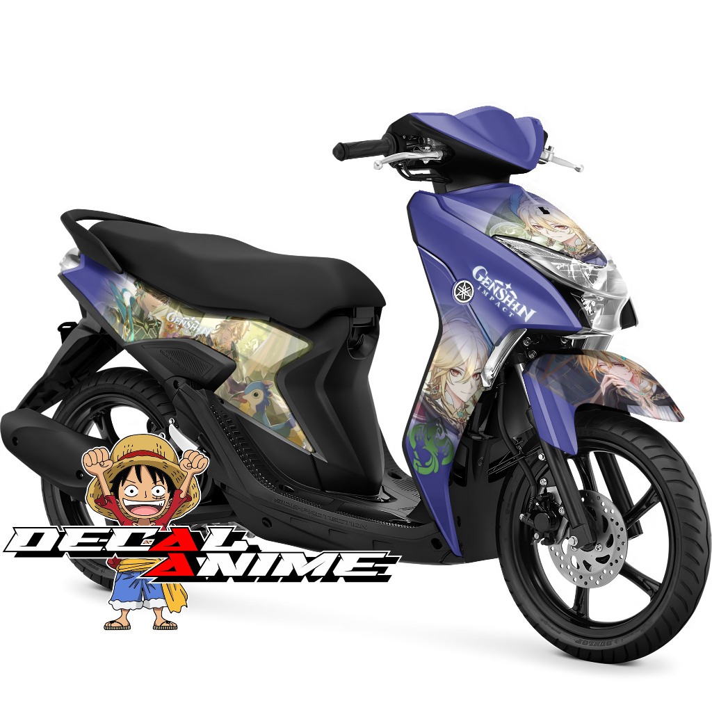 Decal Stiker Gear Full body Sticker Gear 125 Full Body motor Decal Anime Genshin Impact Alhaitham